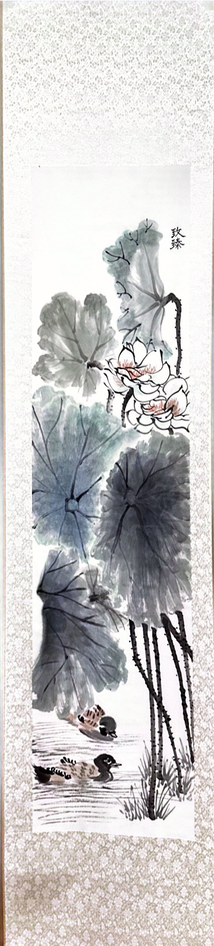 桂花双雀